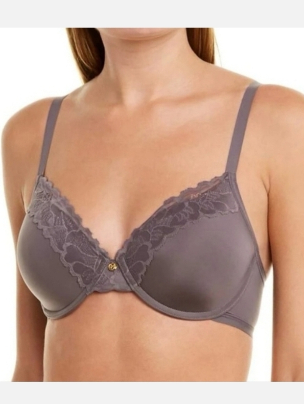 NATORI Refined Contour T-Shirt Bra 36DD Gunmetal Gray